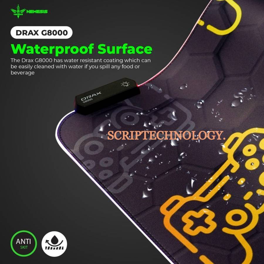 Mousepad Gaming Waterproof NYK DRAX G8000