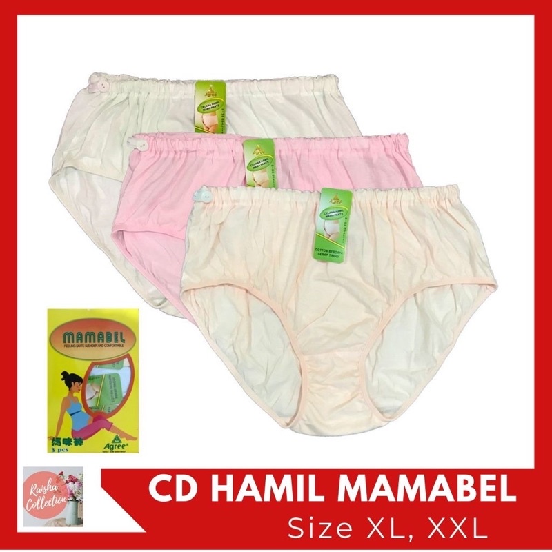 [3pcs box kuning] CELANA DALAM IBU HAMIL | CD MAMABEL | CD AGREE WANITA HAMIL CD Agree H 514