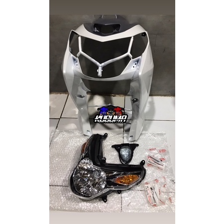 Tameng depan Nouvo z Vietkong putih Original Yamaha