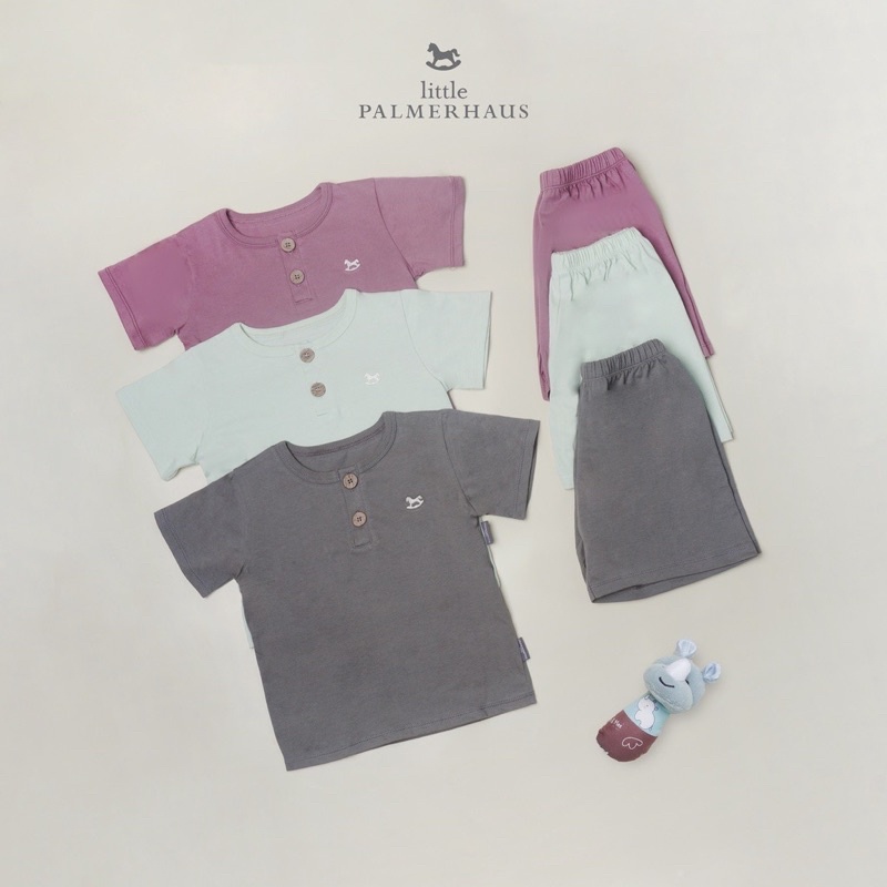 Little Palmerhaus Wonder Set Short Sleeve 1-6thn / Setelan Anak Unisex