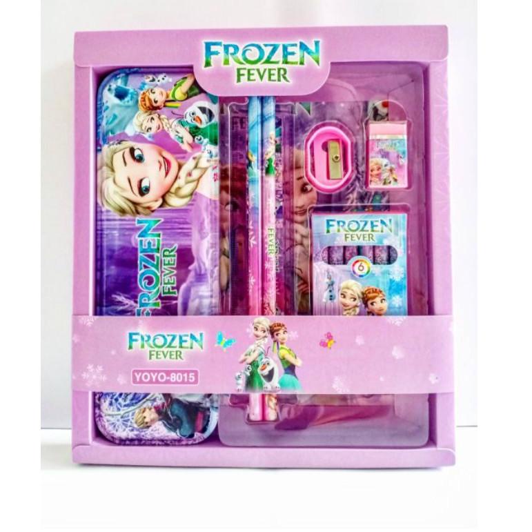 

FLASH SALE Kotak pensil set crayon / Alat tulis sekolah / stationary set / ATK karakter / pony /Spiderman / princess / minion 3196 ホ