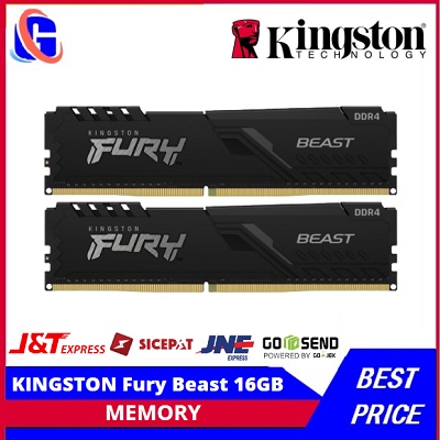 KINGSTON KF432C16BBK2/16 | Fury Beast 16GB (8GB x2) DDR4 3200MHz RAM