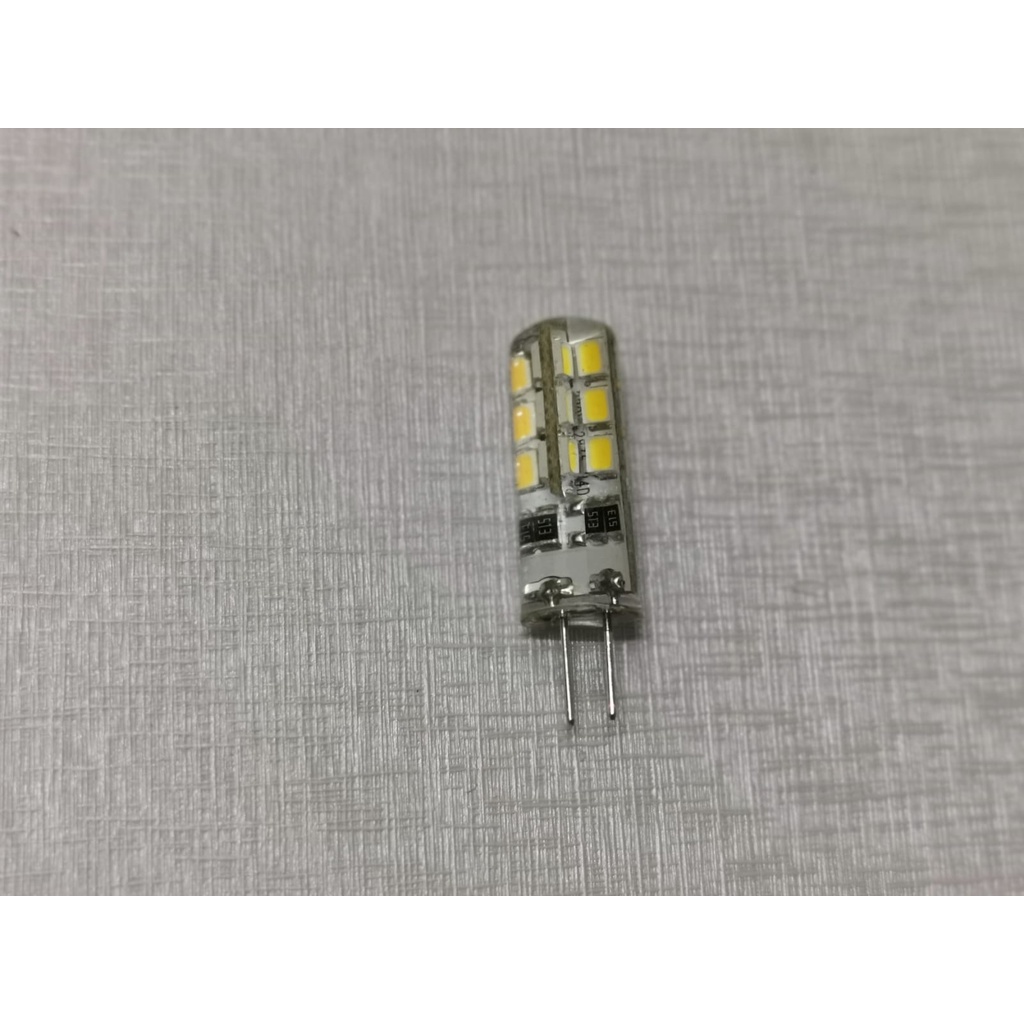 Lampu Halogen Kacang LED G4 3w 12V/220V Kaki Tusuk Bohlam