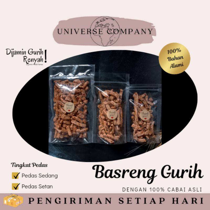 [UC] BASRENG DAUN JERUK GURIH PAKAI CABAI ASLI