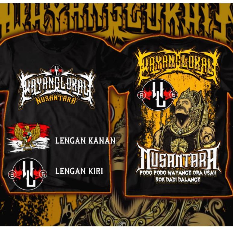 ㊦ Kaos wayang lokal || NusantarA||Kaos pagar nusa|| ready stok limited edition#NEW DESIGN ☸