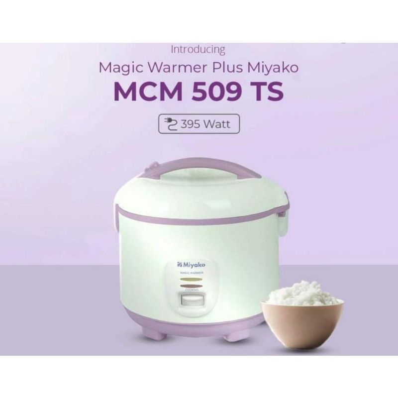 MAGIC COM / RICE COOKER MIYAKO MCM509TS / MCM 509 TS / MCM-509 TS [1,8 LITER]