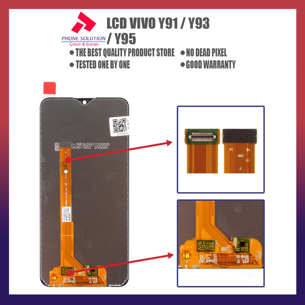 LCD Vivo Y91 LCD Vivo Y91c LCD Vivo Y93 LCD Vivo Y95 LCD Vivo Y1S High Version ORIGINAL 100% Fullset Touchscreen // Supplier LCD Vivo - Garansi 1 Bulan