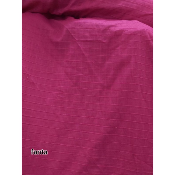 100% Cotton Kain Katun Rubiah Kotak Senada ( dobby )