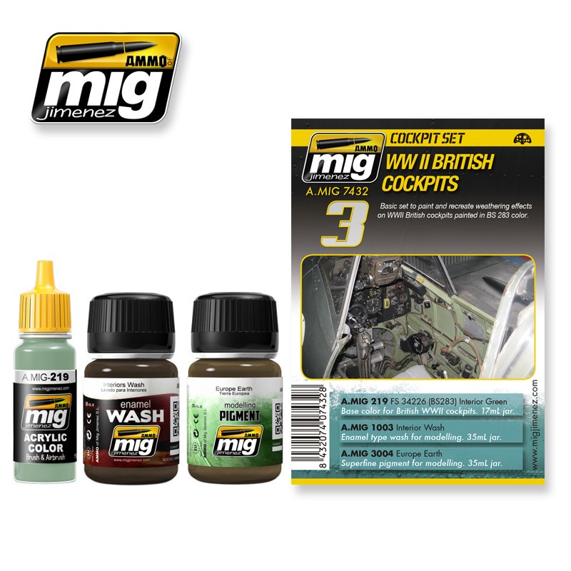 

AMIG7432 : WW II BRITISH COCKPITS - AMMO MIG