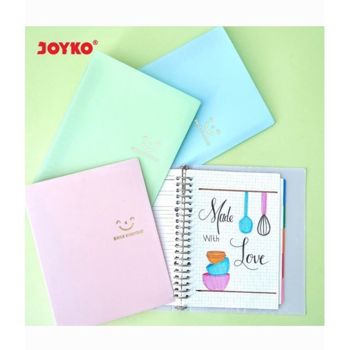 

BINDER NOTE JOYKO A5 PASTEL COLOUR LOOSE LEAF A5-MHPTSM-517