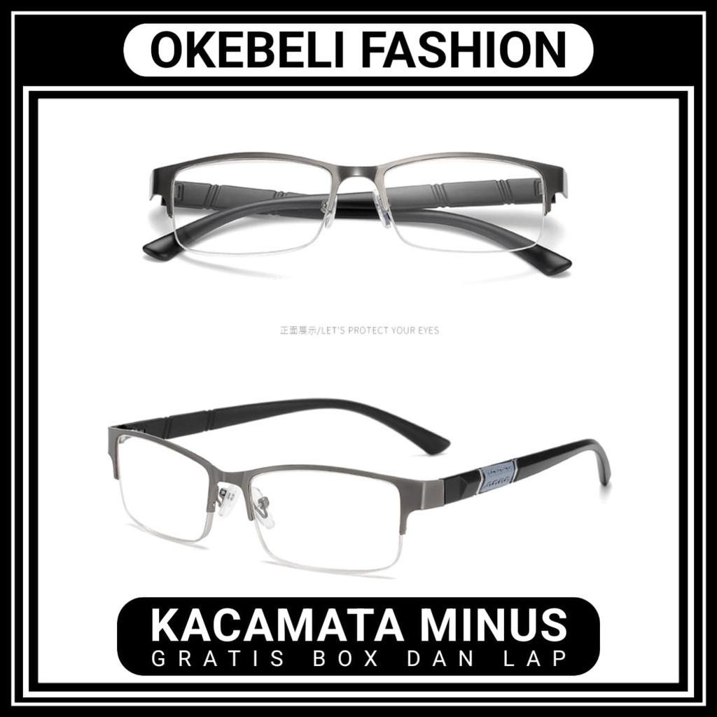 READY KACAMATA MINUS UNISEX FREM GANTUNG FASHION WANITA/PRIA MILENIAL