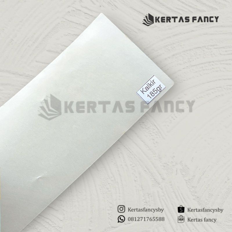 

Kertas Kalkir 185gr Untuk Kertas Souvenir / Kertas Undangan / Kertas Kado