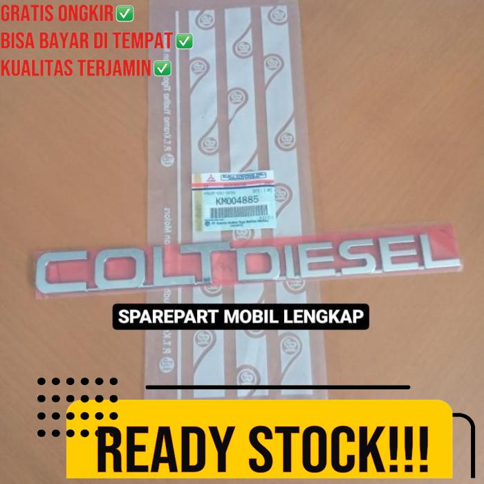 Emblem Colt Diesel Logo Colt Diesel Original Mitsubishi Km004885