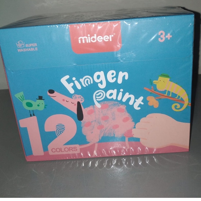 TweedyToys - Mideer Finger Paint 12 Color Mainan Edukasi Anak