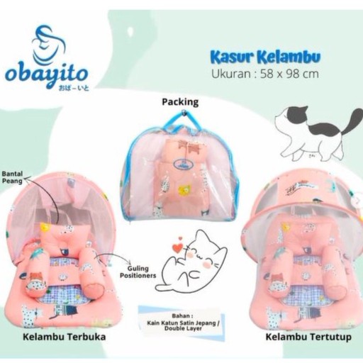 Obayito Kasur Kelambu Set Lengkap