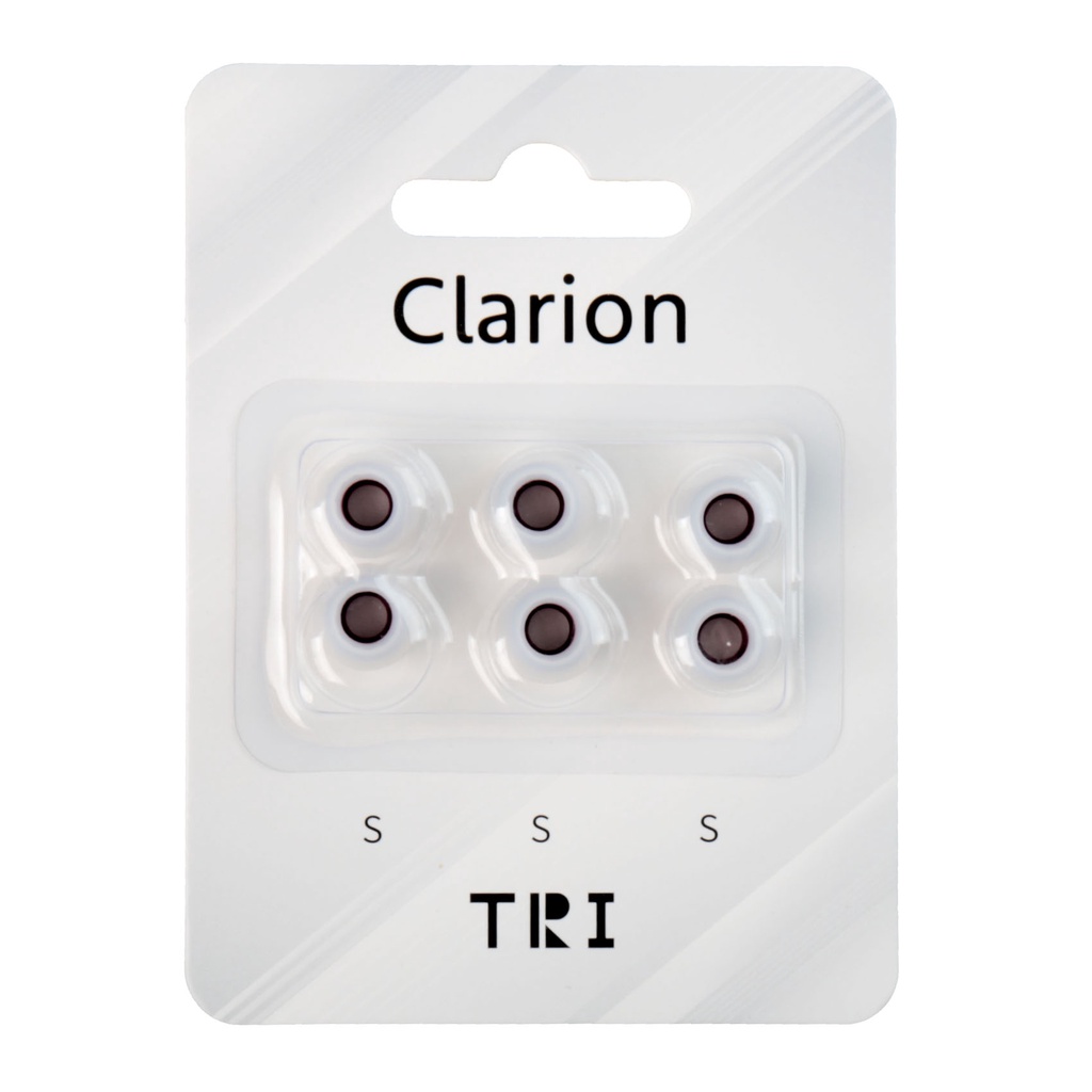 Tri 3 Pasang Earbud Earphone Bahan Silikon Ukuran S / M / L