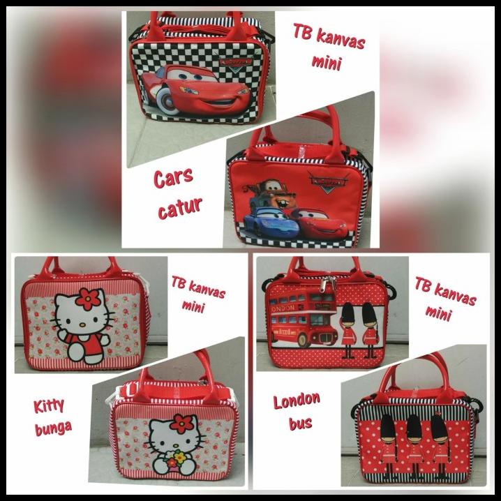 Tas Renang/Tas Travel Koper Kanvas Kotak Anak Kecil/Tas Kosmetik