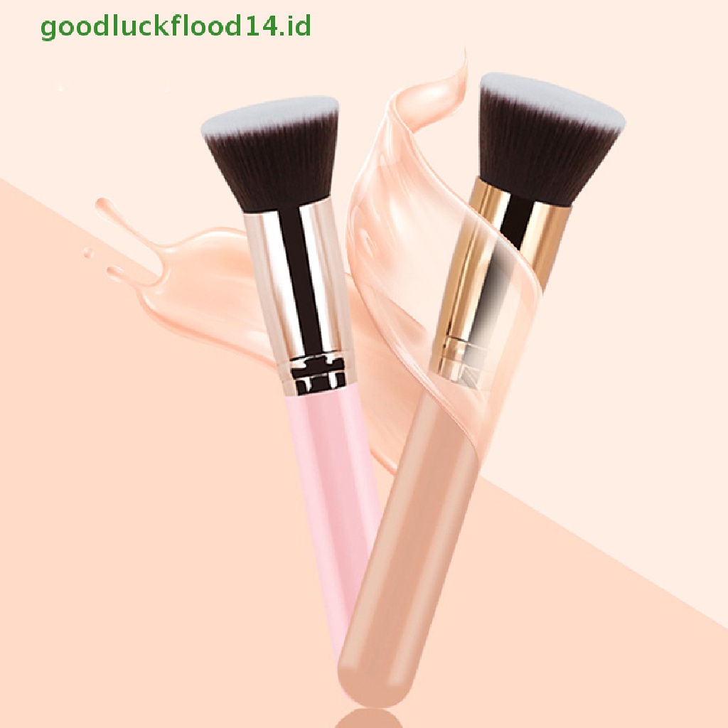 (GOOGFOUR) 1pc Brush Kabuki Flat TOP Untuk Makeup / Kosmetik Wanita