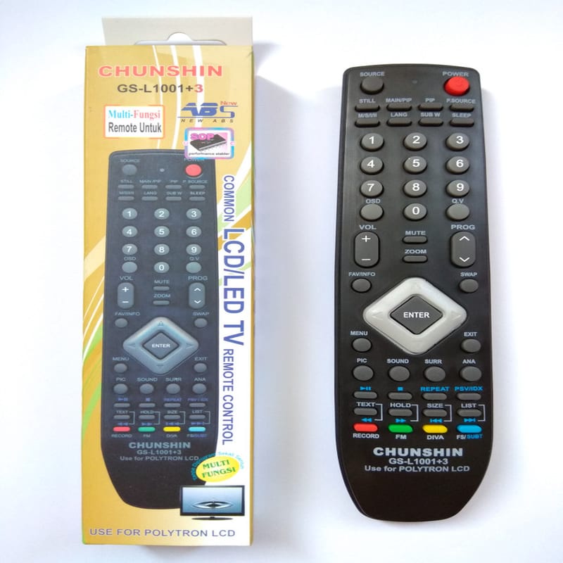 REMOT/REMOTE TV LCD/LED POLYTRON 81F414M01/ 81F414/ 81F579 MULTI/UNIVE Free Bubble