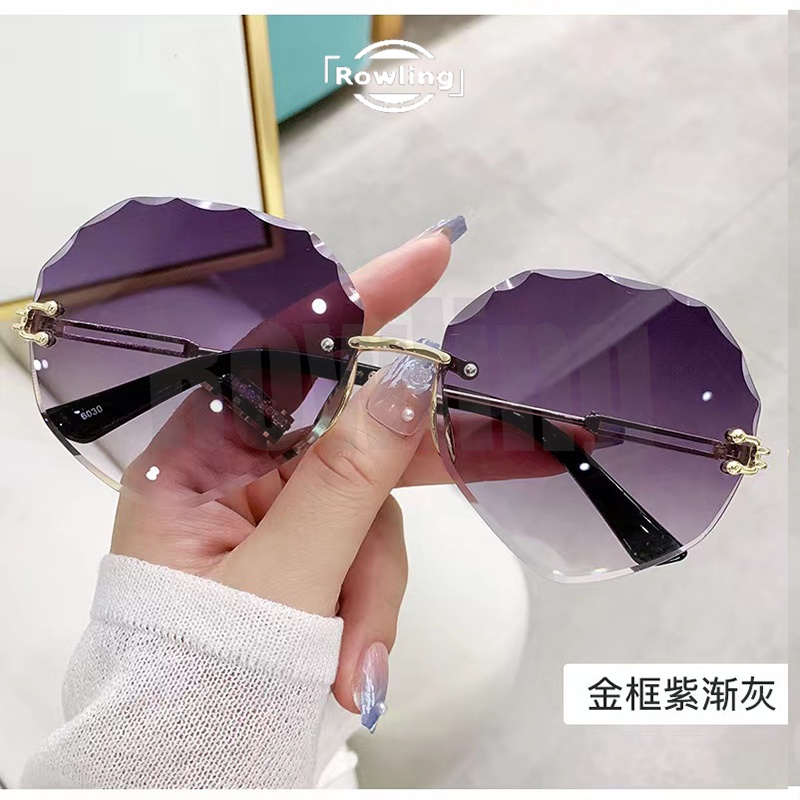 rowling(ka-262)Sunglasses  Kacamata Hitam Simetri No frame Women Sunglasses Titanium New Arrival Import Kacamata Fashion