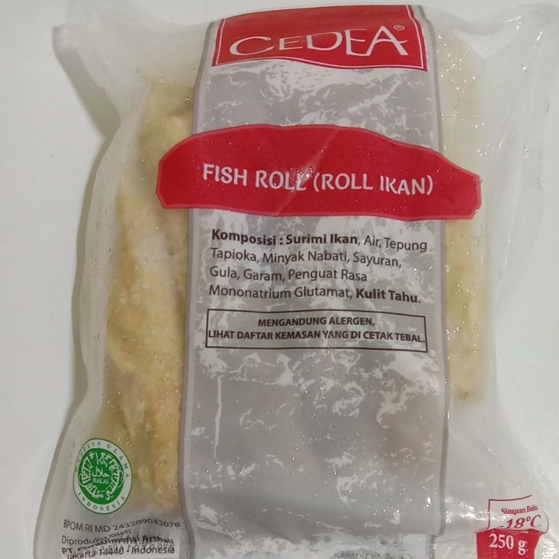 

FISH ROLL IKAN CEDEA 250 GR