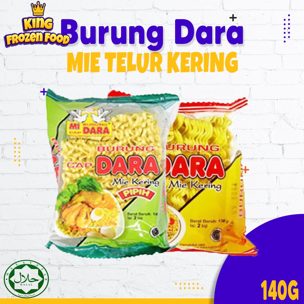 Mie Burung Dara Kering All Variant 140G