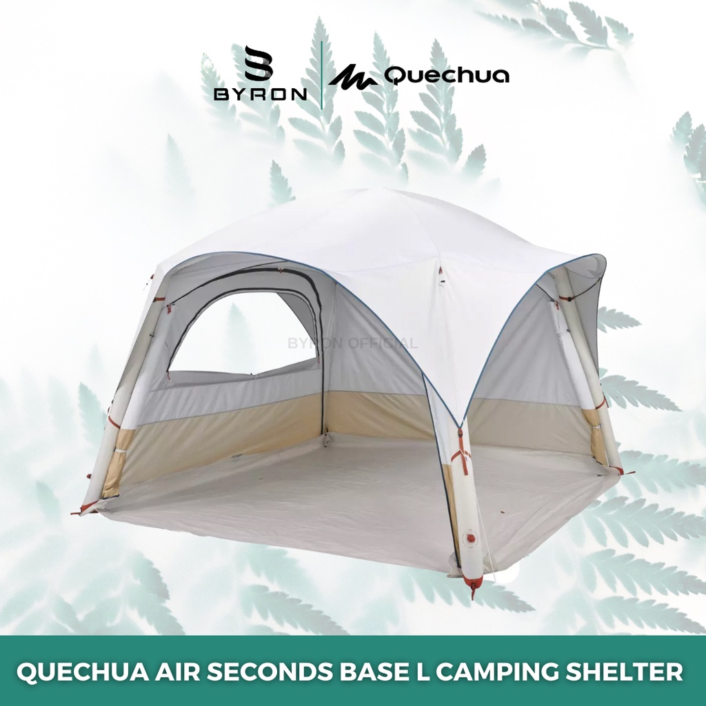 QUECHUA Air Seconds Base L Tenda Camping Shelter Inflatable 8 Orang