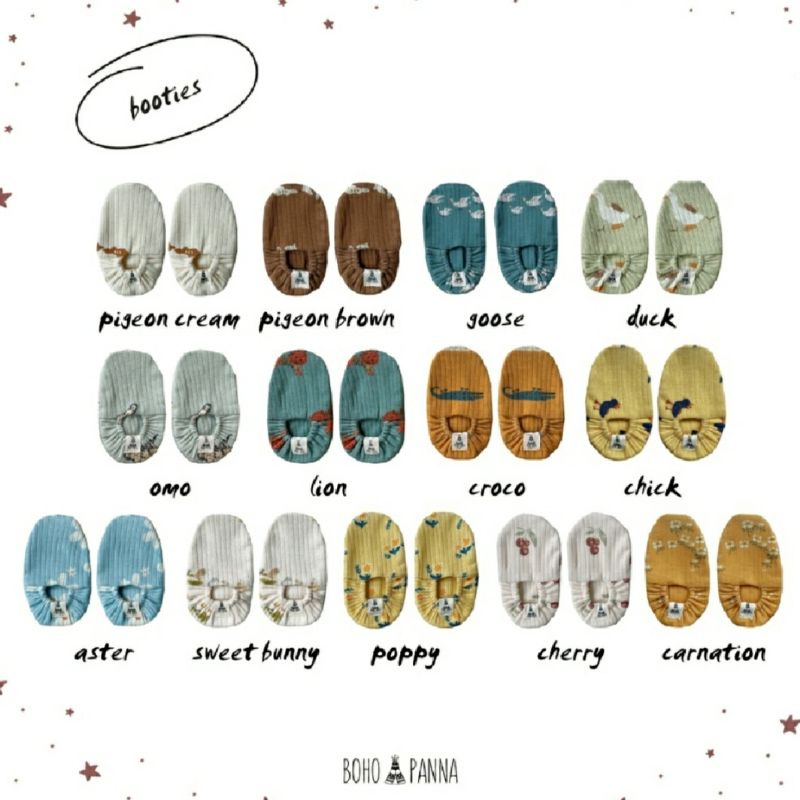 Bohopanna Baby Booties / Kaos Kaki Bayi / Bohopanna Kaos Kaki Bayi / Baby Booties / Booties / Bohopa