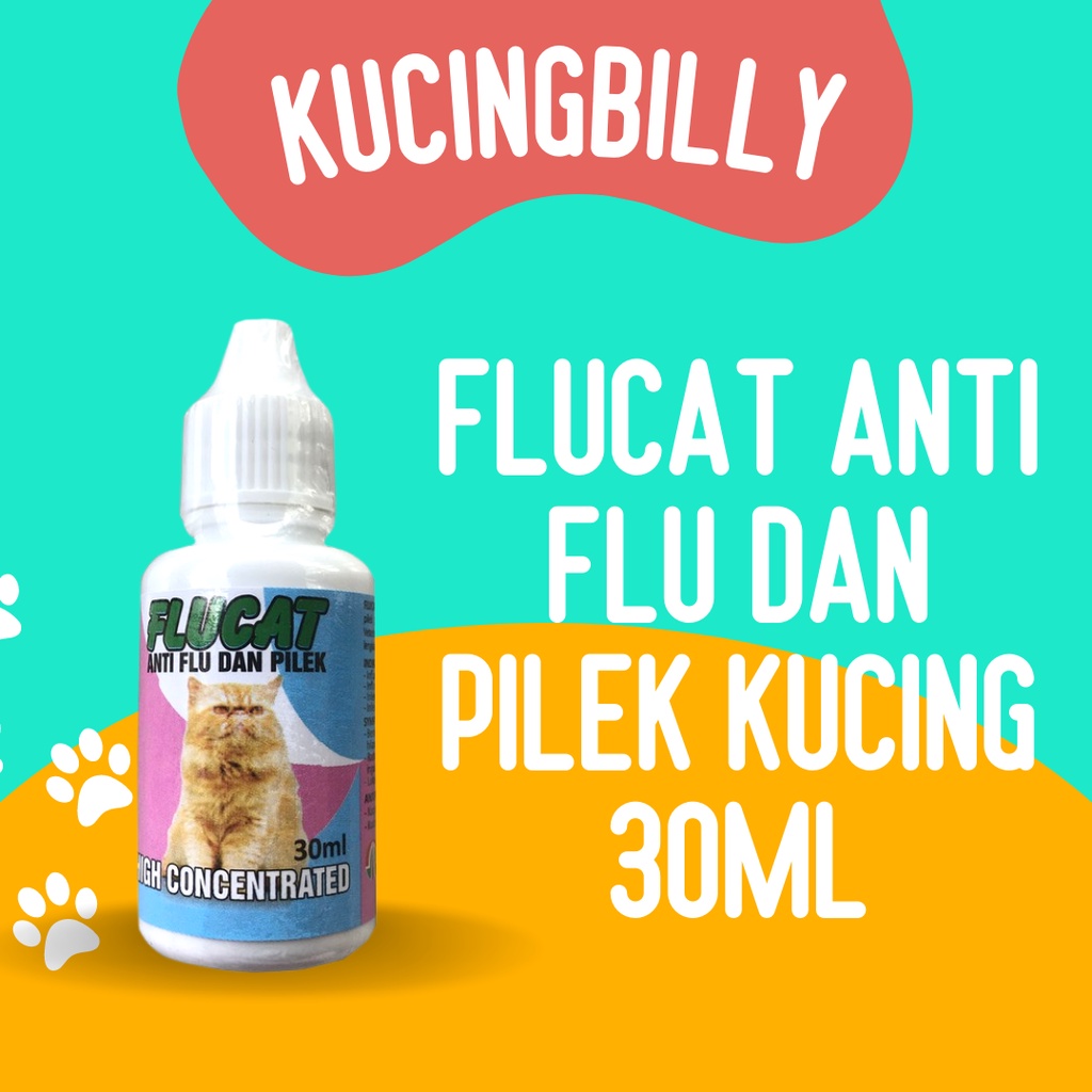 Flucat obat flu pilek kucing 30ml