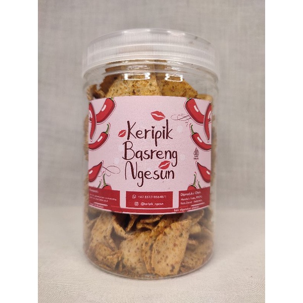 

Keripik Basreng Ngesun Pedas Daun Jeruk (Toples)