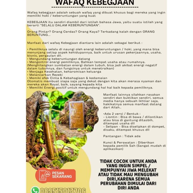 

Liontin / Selipan Kebegjaan - Hoki