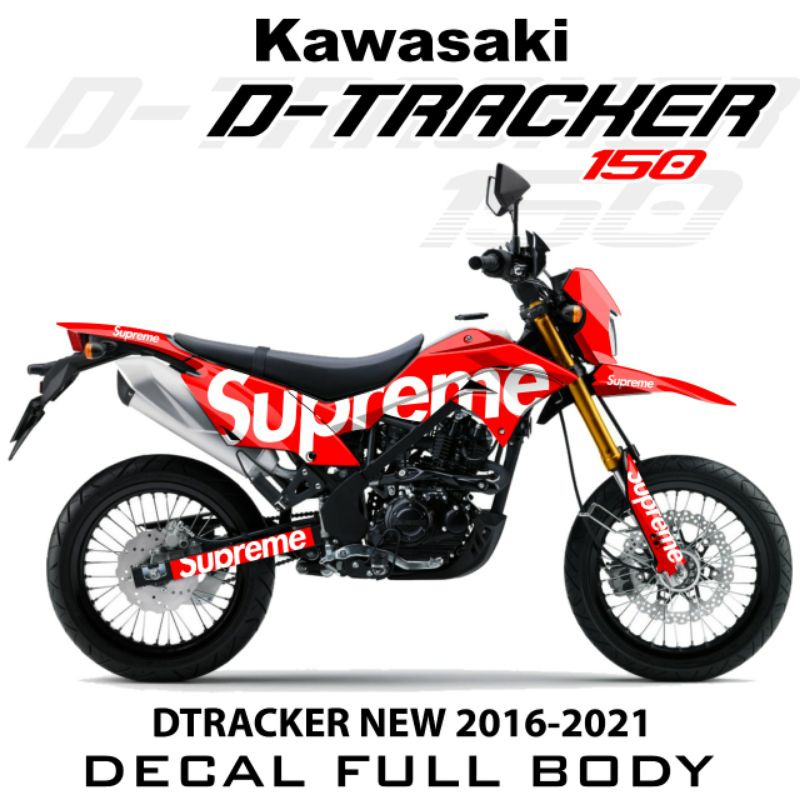 BEST SELLER DECAL STRIPING D-TRACKER STIKER MOTOR (menerima custom decal)