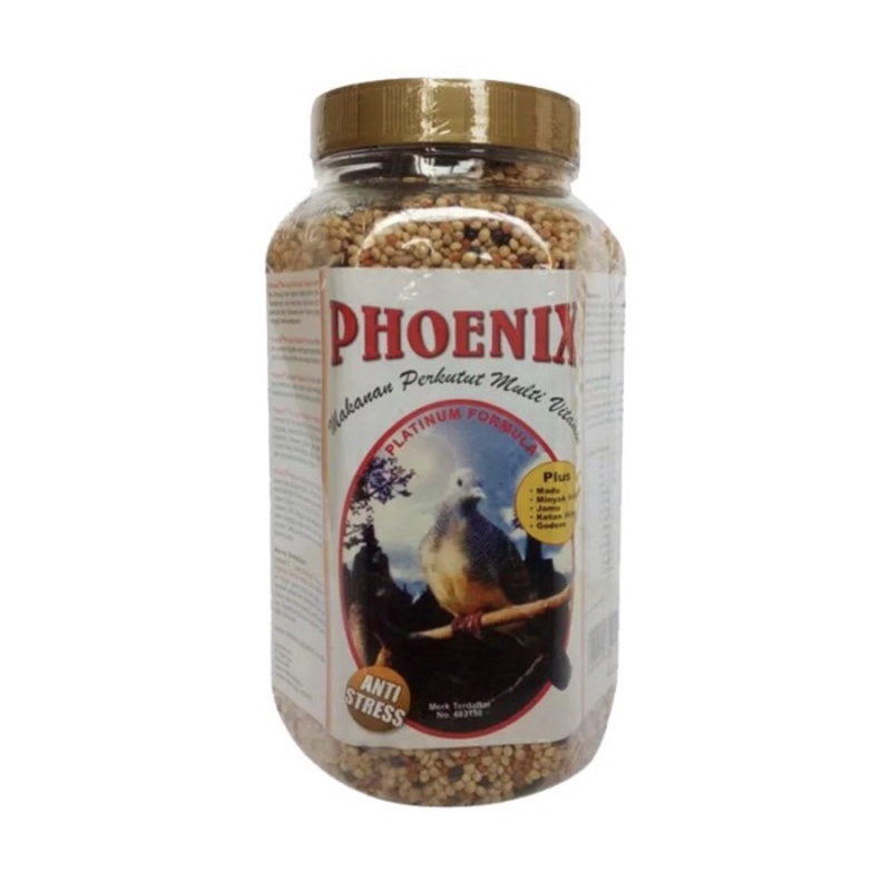 PHOENIX PERKUTUT PLATINUM.PAKAN PERKUTUT BOTOL PHOENIX MURAH