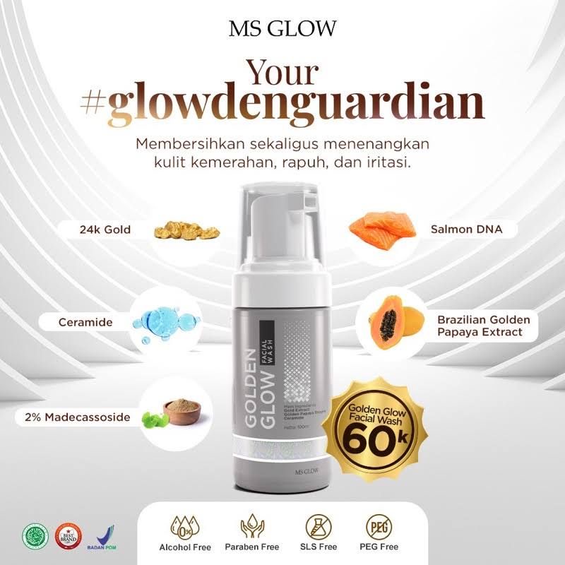 MS GLOW GOLDEN GLOW FACIAL WASH ORIGINAL