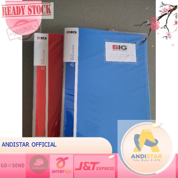 

40 POCKET DISPLAY BOOK / CLEAR HOLDER BIG 40 POCKET 802