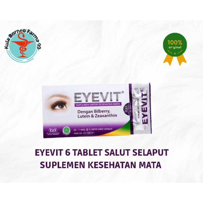 Eyevit 6 tablet - Suplemen Kesehatan Mata