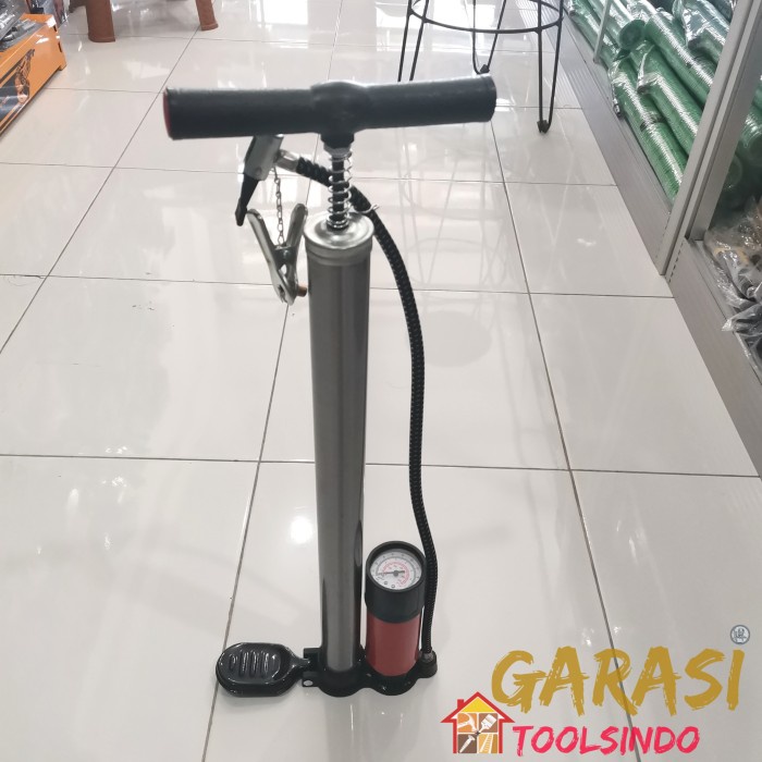 Jual Pompa Angin Manual Tabung Meteran Pompa Sepeda Motor Ysk Shopee Indonesia