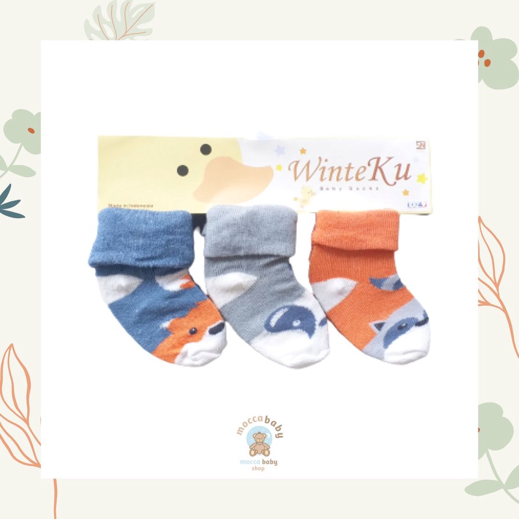 MBSS BISA PILIH MOTIF!!! WINTEKU Kaos Kaki Anak Bayi Non-slip Kaus Kaki Katun / Baby Socks P7