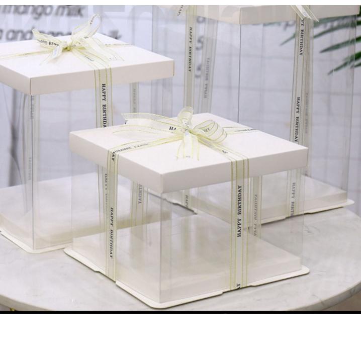 Dus Mika Kue KOTAK HANTARAN LAMARAN NIKAHAN KOTAK KUE TRANSPARENT CAKE BOX