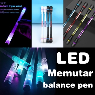 Spinning Pen Led Light Balance Pen Oily Pen Stressabbau pen Kreative Spinner Spielzeug Fingers Flexible Anti-stress Rotating Pen