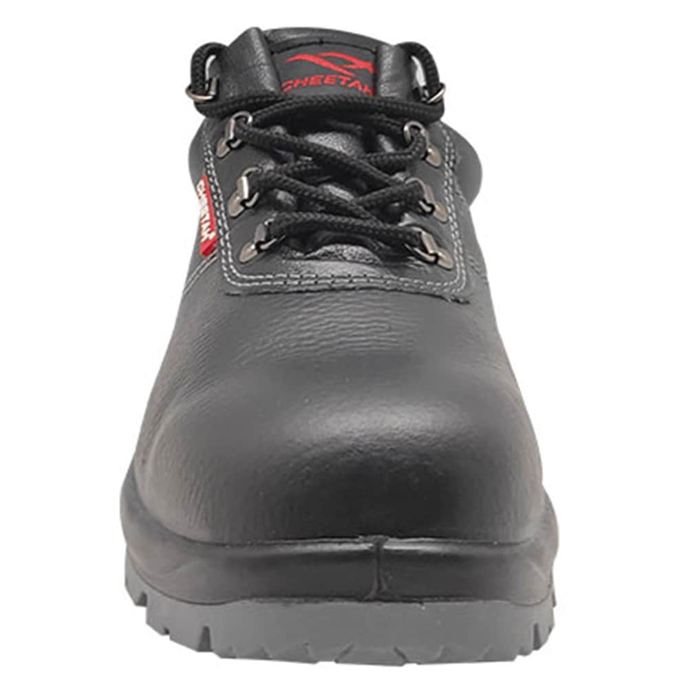 Sepatu Safety Cheetah 7012H FREE Semir Sepatu Kiwi Poles Warna Hitam