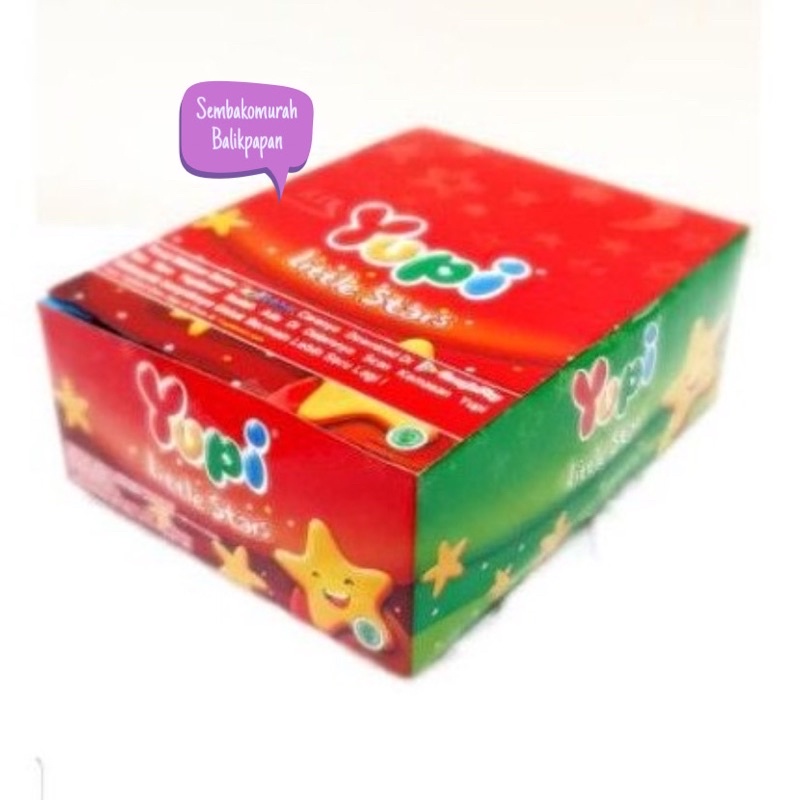 

yupi little stars 24 x 7gr (jika kosonh dikirim random)