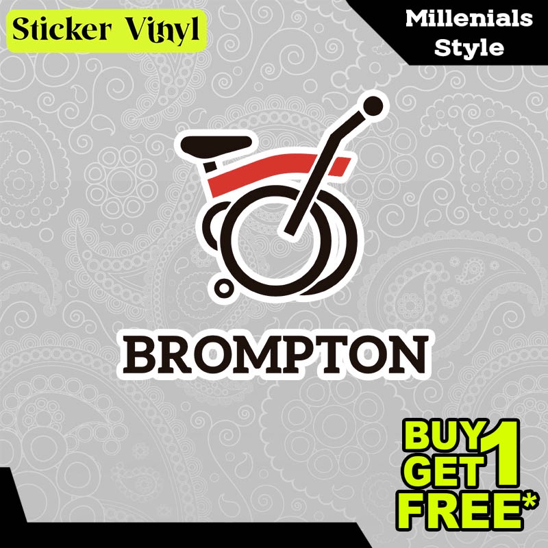 

Stiker Sticker BROMPTON Gambar Unik Desain Keren dan Kekinian Aesthetic Bahan Vinyl Satuan Anti Air