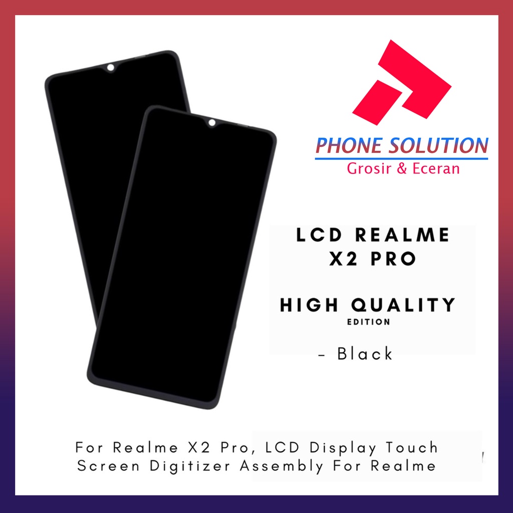 LCD Oppo Realme X2 PRO ORIGINAL 100% Fullset Touchscreen // Supplier LCD Realme - Garansi 1 Bulan