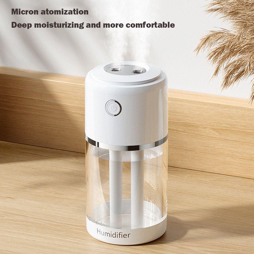 Preva Dual-spray Humidifier Plastik Pengisian Air Meter Indoor Smart Air Purification