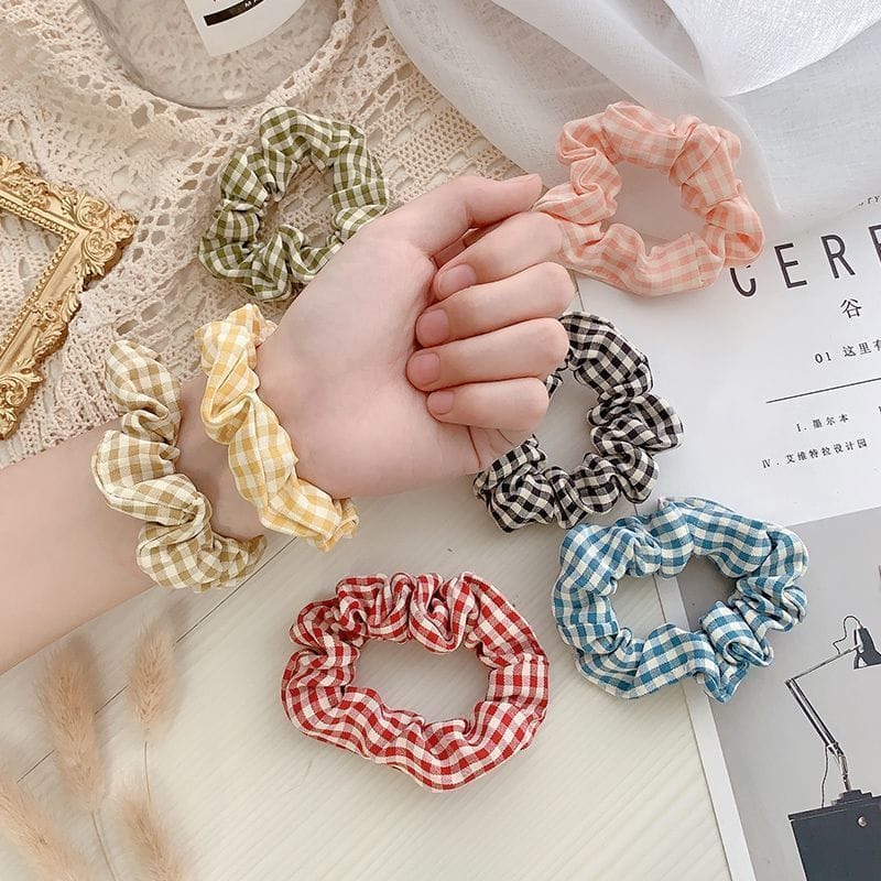 IKAT RAMBUT SCRUNCHIE WANITA ELEGAN HIGH QUALITY TEBAL ELASTIS ORIGINAL IMPORT