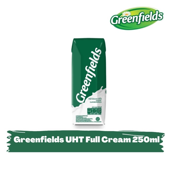 

SUSU GREENFIELDS UHT MILK FULL CREAM 250ml