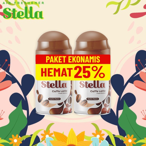 STELLA Parfum'ist Matic Refill 2X225ml I Pengharum Ruangan I Multipack