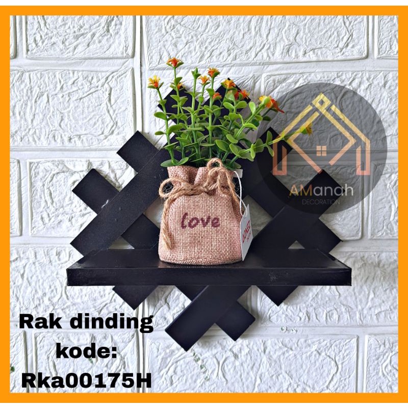 [COD] RAK PAGAR MINI RKA0175 - RAK DINDING GANTUNG RAK PAGAR HIAS MINIMALIS