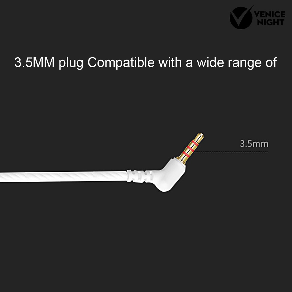 (VNEP) (Berkabel) Earphone in Ear Super Bass Ergonomis Dengan Fitur Noise Reduction Dan Jack 3.5 mm